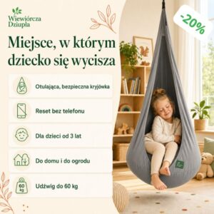 Wiewiórcza Dziupla – Kokon Sensoryczny dla Dzieci | Wyciszenie i Odpoczynek w 15 minut